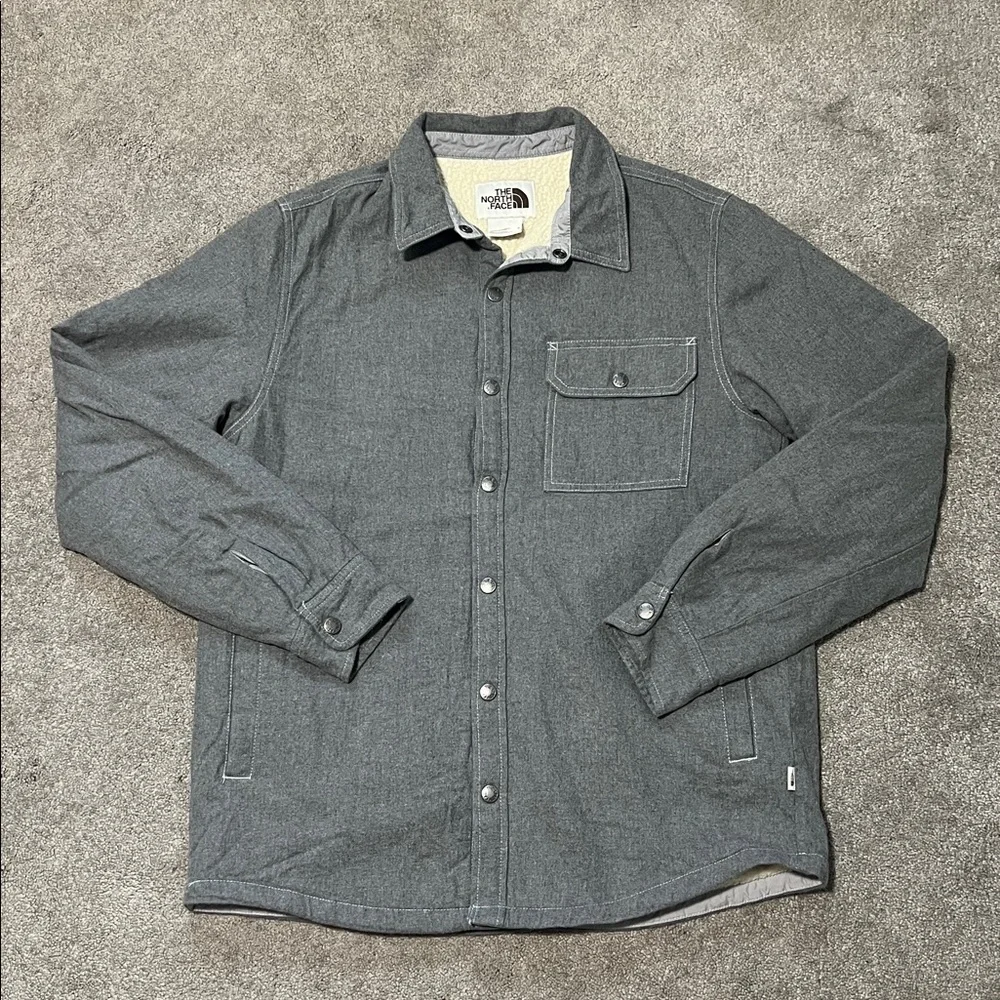 The North Face Campshire Shirt Fleece Lined Grey size medium